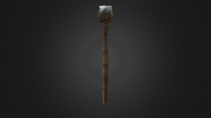 Old Hammer 3D Model