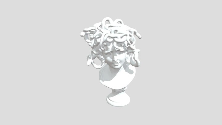 The Medusa Bust - Bernini 3D Model