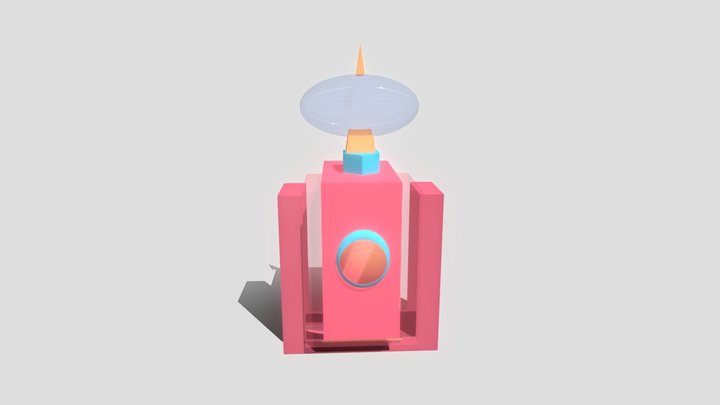 art deco perfume bottle 3D Model