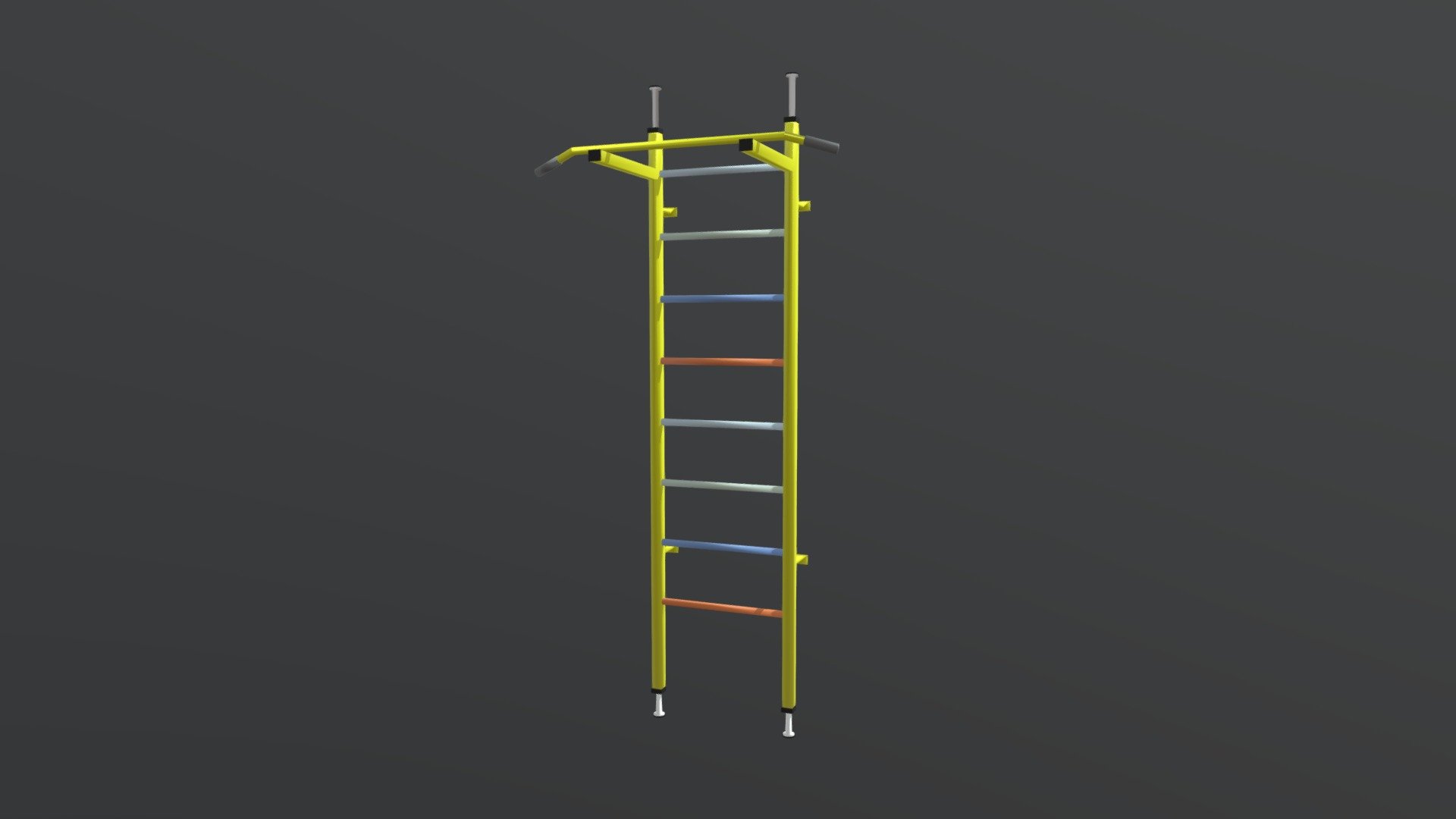 GYMNASTIC WALL BAR FOR CHILDREN JUNIOR YELLOW 1