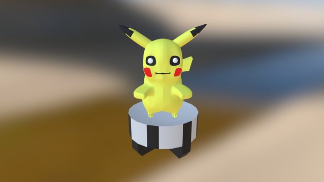 Pikachu001 3D Model