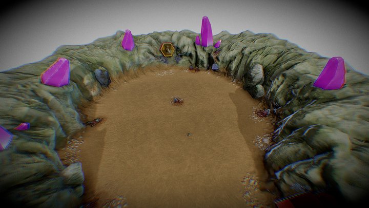 Final boss cave 3D Model