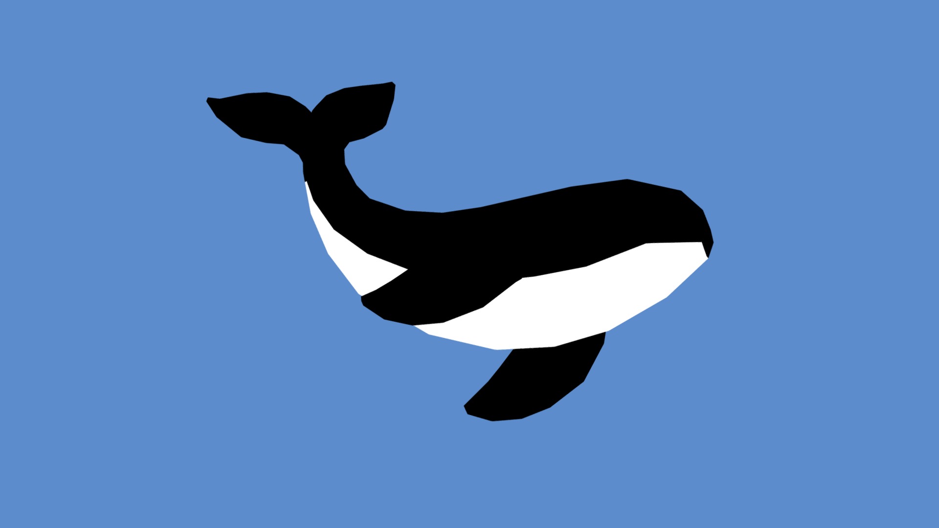 3D model Whale Cartoon Animation - This is a 3D model of the Whale Cartoon Animation. The 3D model is about a penguin in the sky.