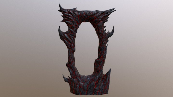 Gate Mk2 Mesh UV 3D Model