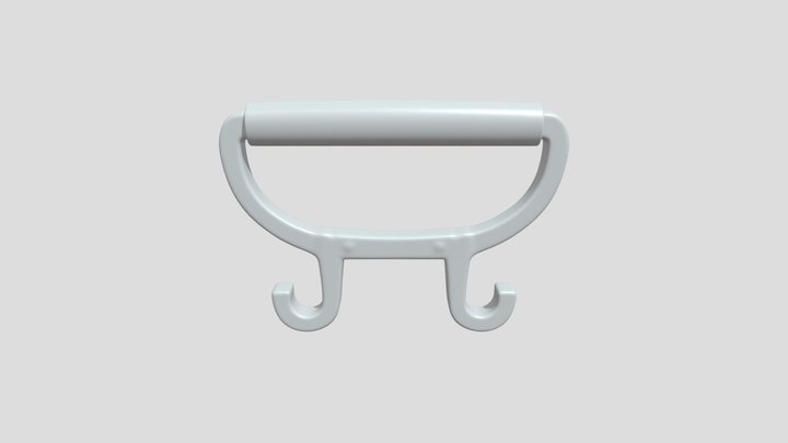 A hook with a handle 3D Model