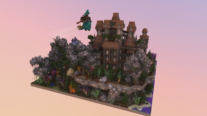 Halloween Map 307x307 3D Model