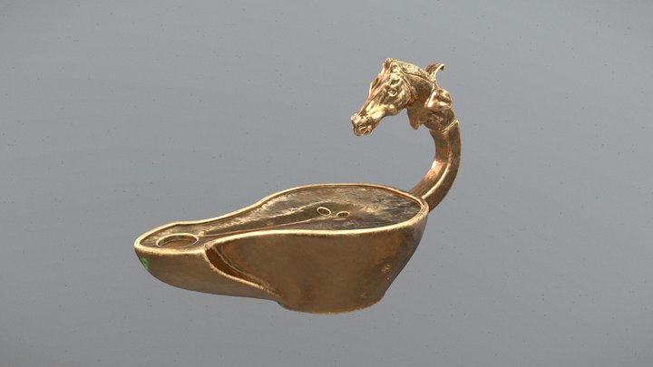 Roman lamp 3D Model