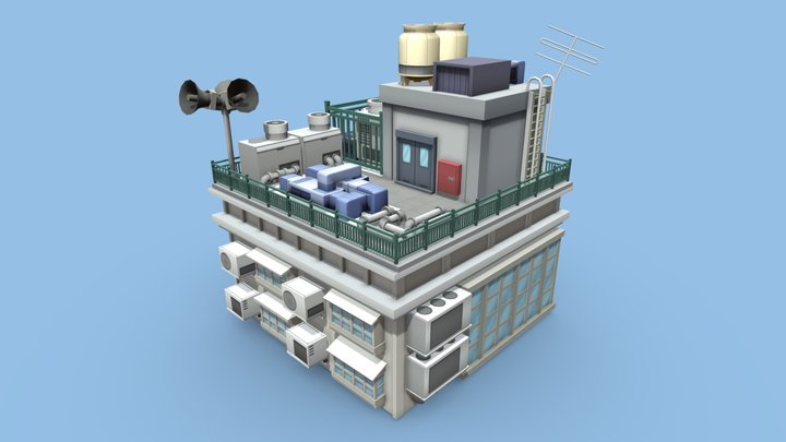 Roof 3D Model