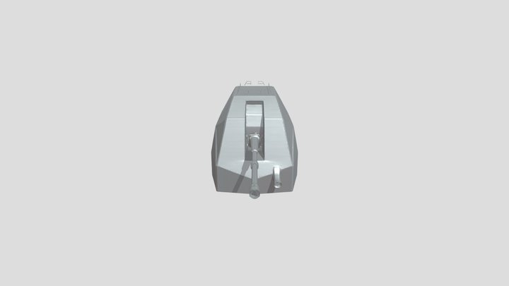 naval gun turret 3D Model