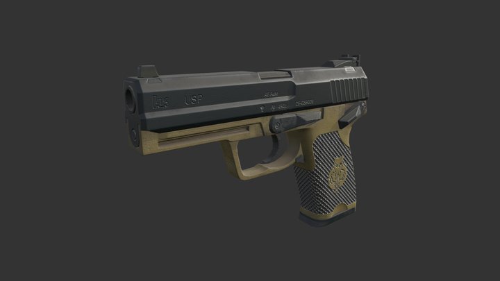 USP .45c 3D Model