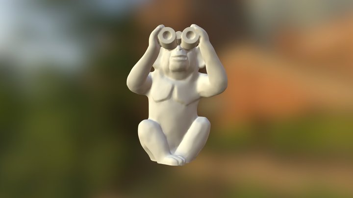 monkey_eye-008-dec 3D Model