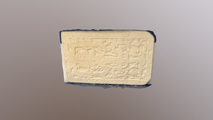 Lapida Rey Pacal 3D Model