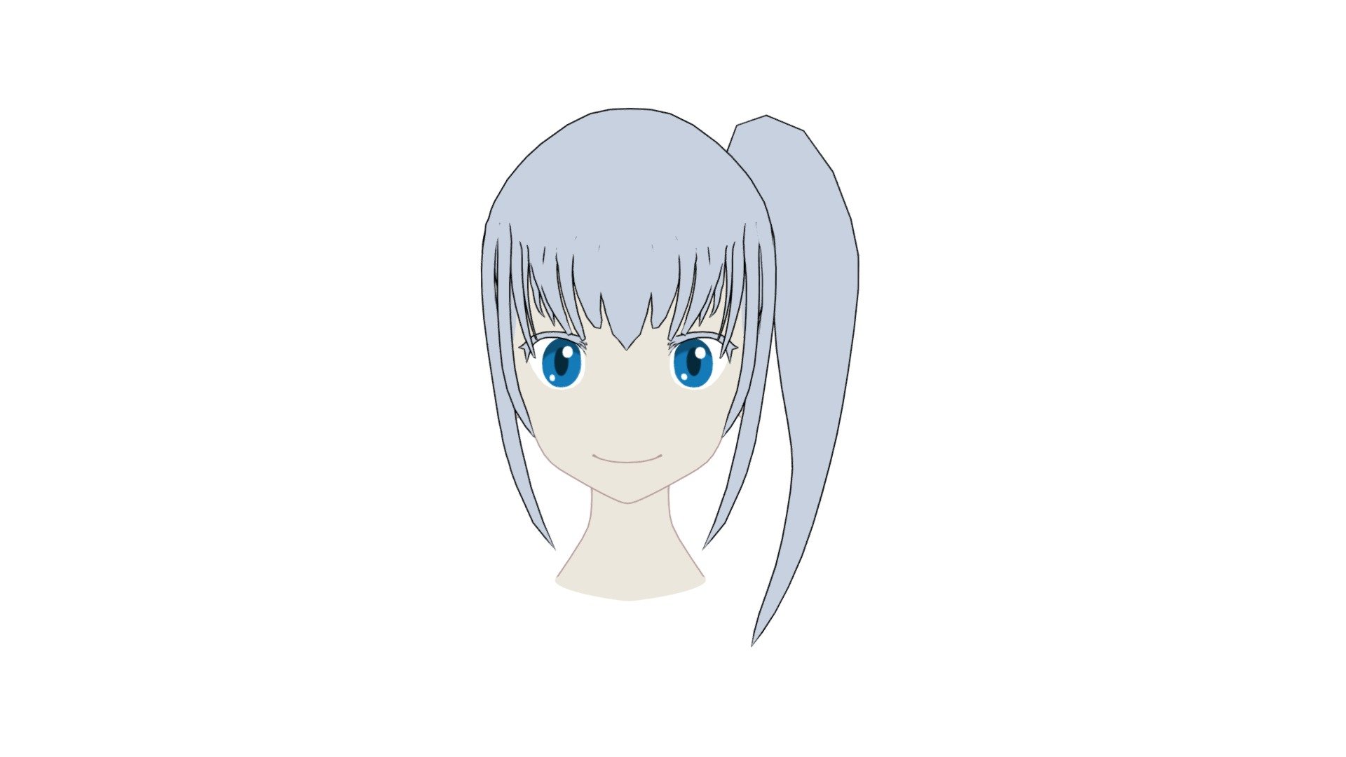 Anime Girl Head - 3D model by EmiyaSyahriel (@EmiyaSyahriel) [68d15d1]