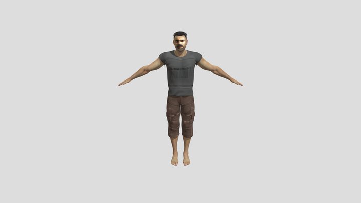 Virat Kohli - 3D Character Model 3D Model