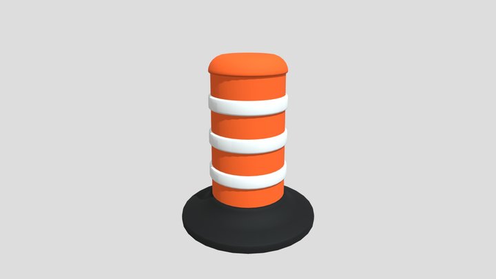 Construction Cone 3D Model