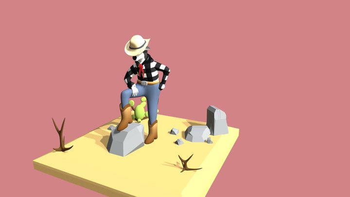 Vonzent Cowboy 3D Model