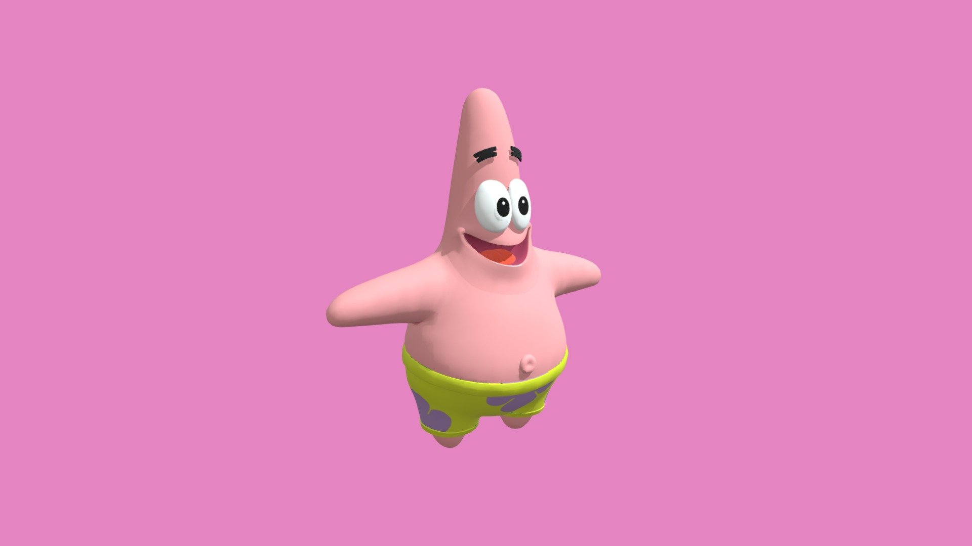 Patrick Star - 3D model by FRED (@trc13297) [68d484b] - Sketchfab