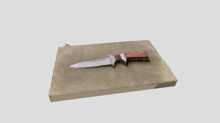 Hunting Knife 3D Model