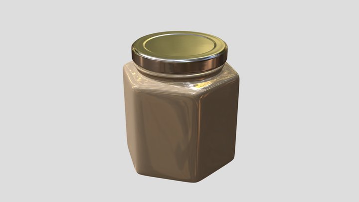 Honey Jar 3D Model