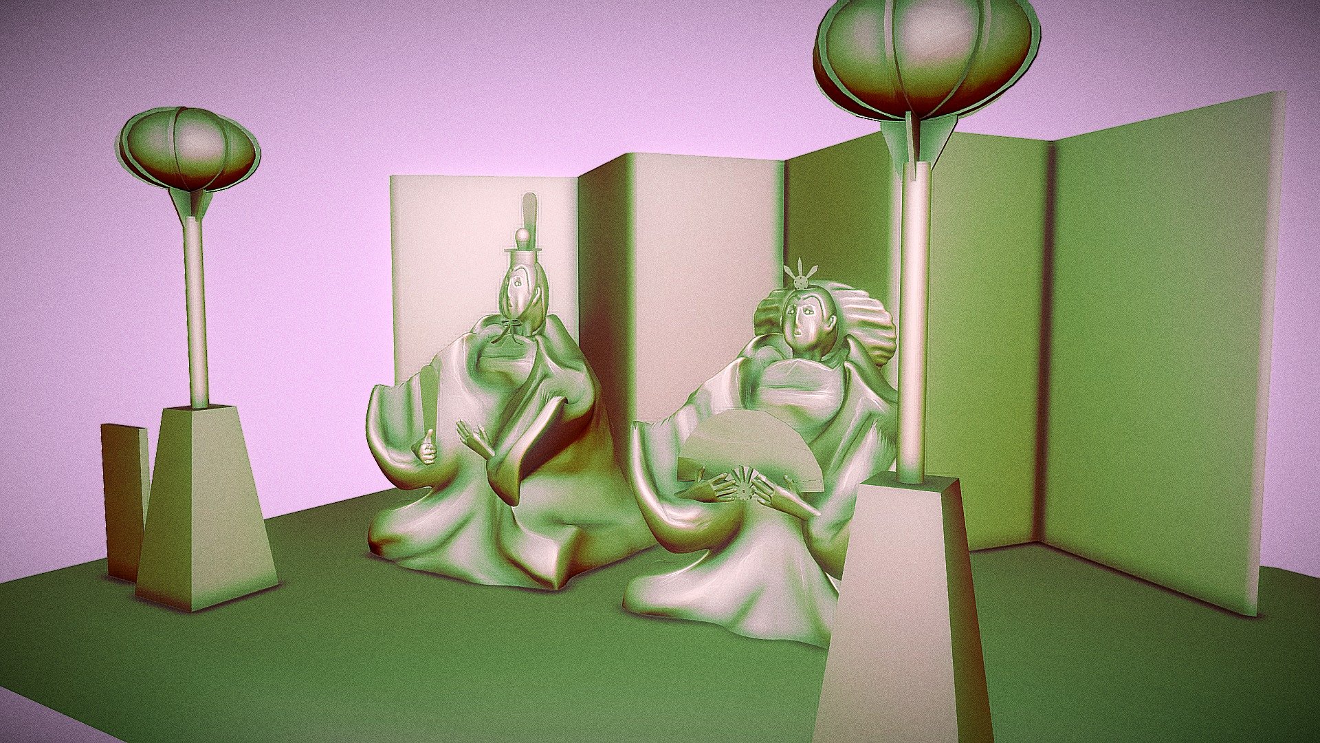 ひな人形 - 3D model by 琉球ドリームジャパン (@ryukyudream) [68d64a8]