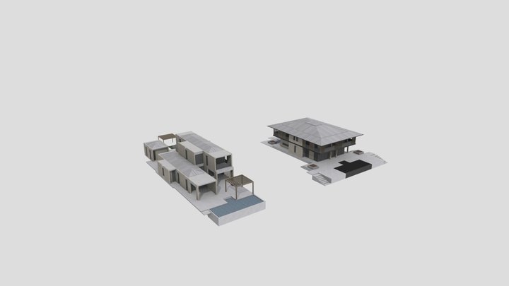 villas 3D Model