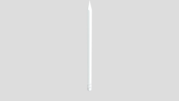 Pencil (Rough) 3D Model