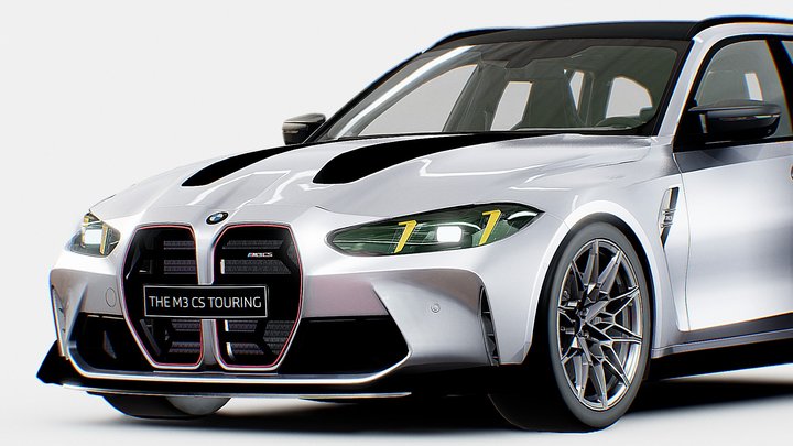 M3 CS Touring | www.vecarz.com – Modelo 3D gratuito STL