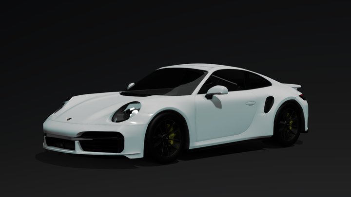 Porsche 911 Turbo S 3D Model
