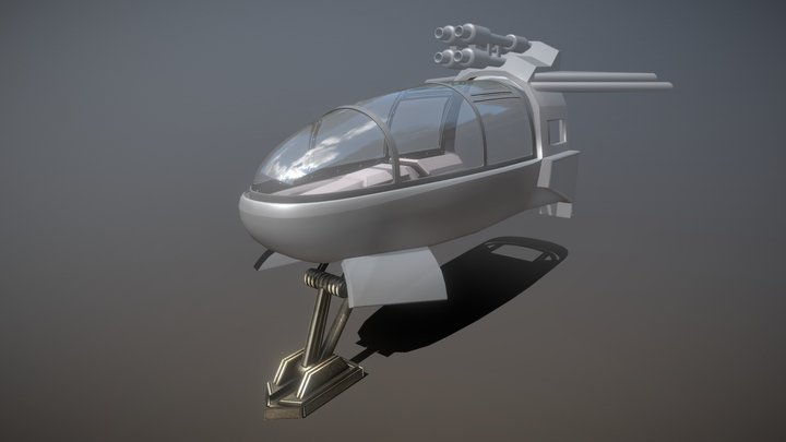 New Futuristic Jet Cockpit (Wip-2) Version 2 – Kostenloses 3D-Modell STL
