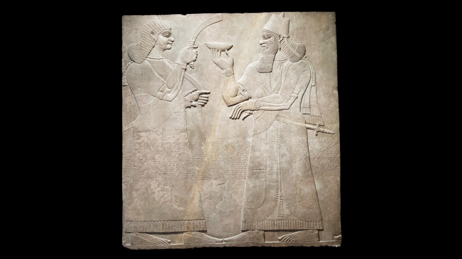 King Ashurnasirpal II panel, Nimrud Palace, Iraq