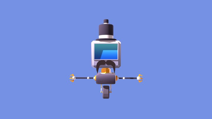 Victorian Robot Butler 3D Model