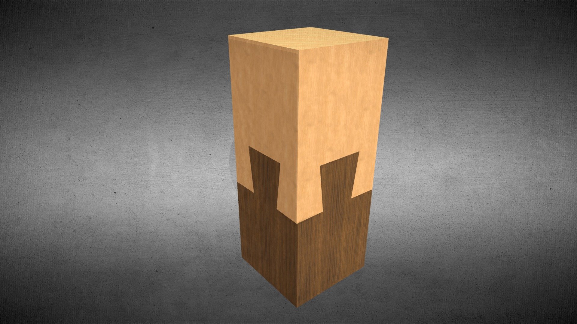 Double Dovetail II Wooden Toy