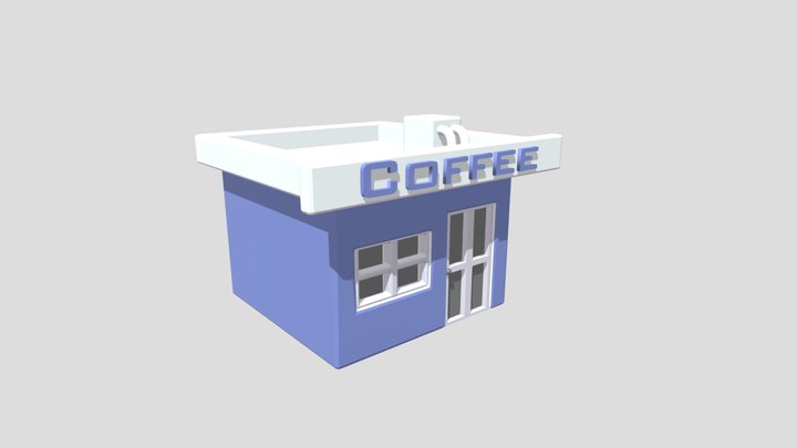 Coffee Shop 3D Model
