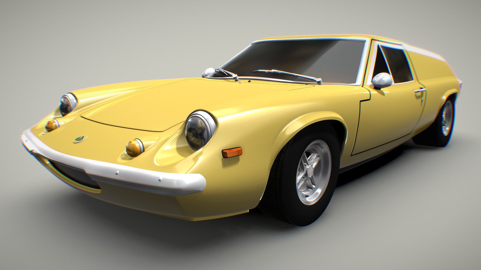 Lotus Europa S2 Type 54 - 3D model by kaganproject (@kaganproject