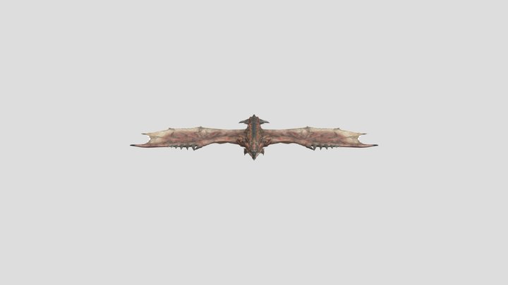 Rathalos Roar 3D Model