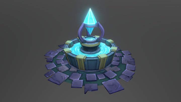 Magic fountain 3D Model