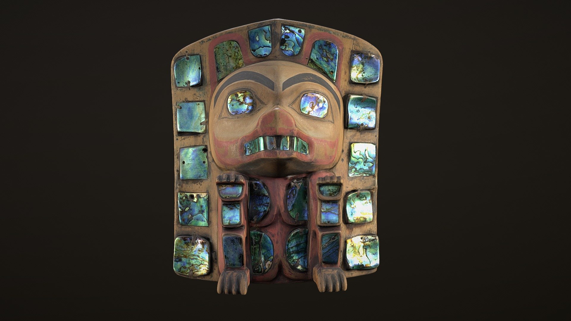 Head-dress frontlet - Kaigani Haida - 590