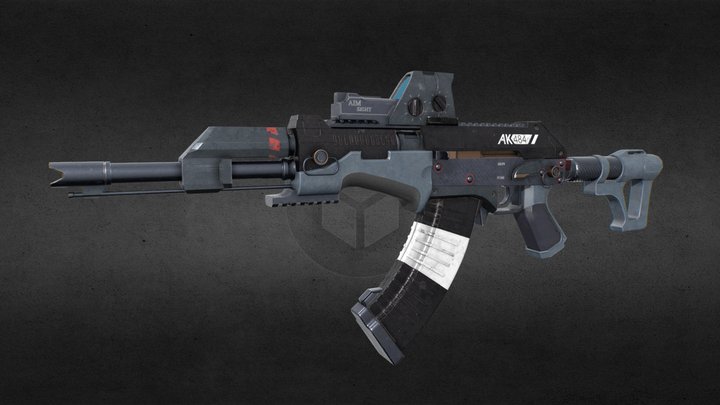 Ak47 3D models - Sketchfab