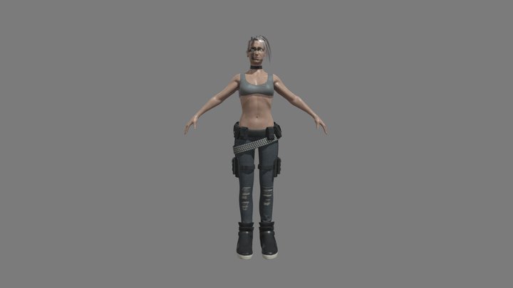 Cyber Woman (W.I.P.) 3D Model
