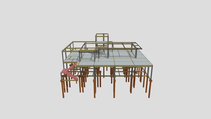Projeto Estrutural ProjCom - Piraquara 3D Model