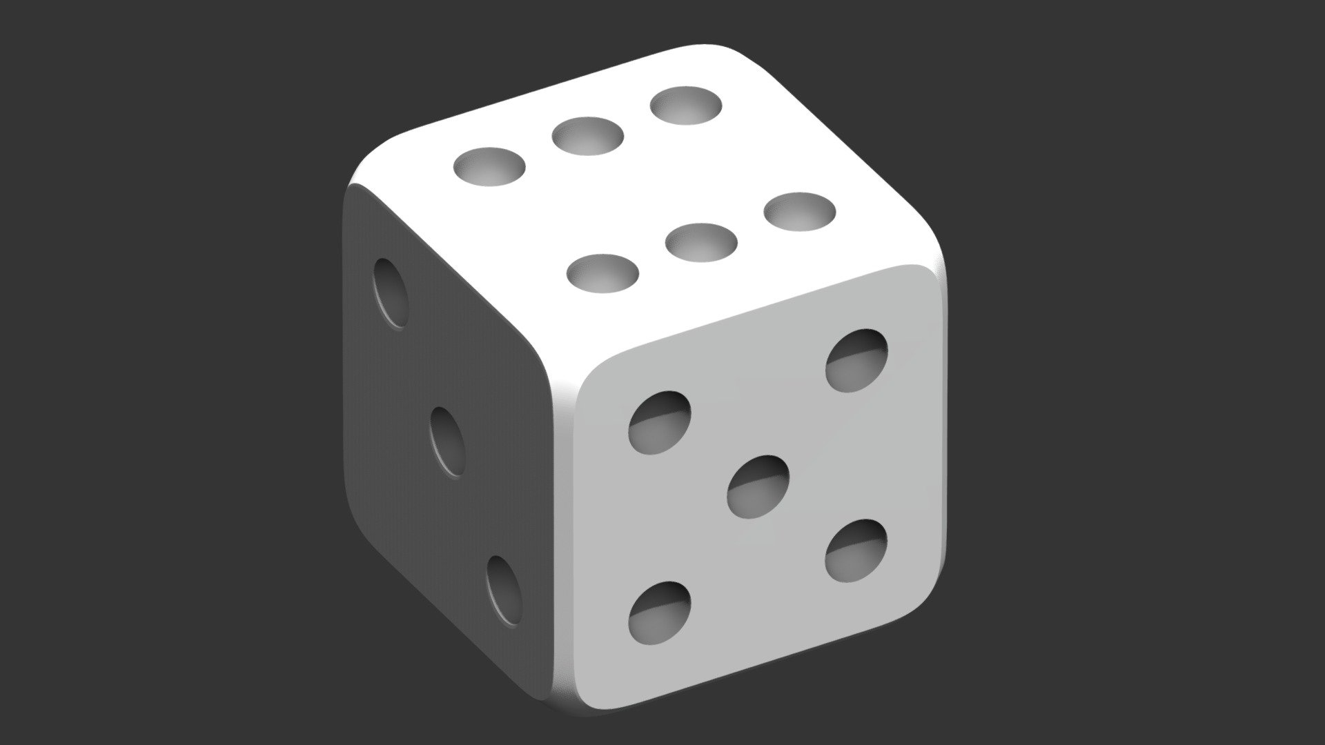 The die / Dice - 3D model by vie (@9vie) [68dfaff] - Sketchfab