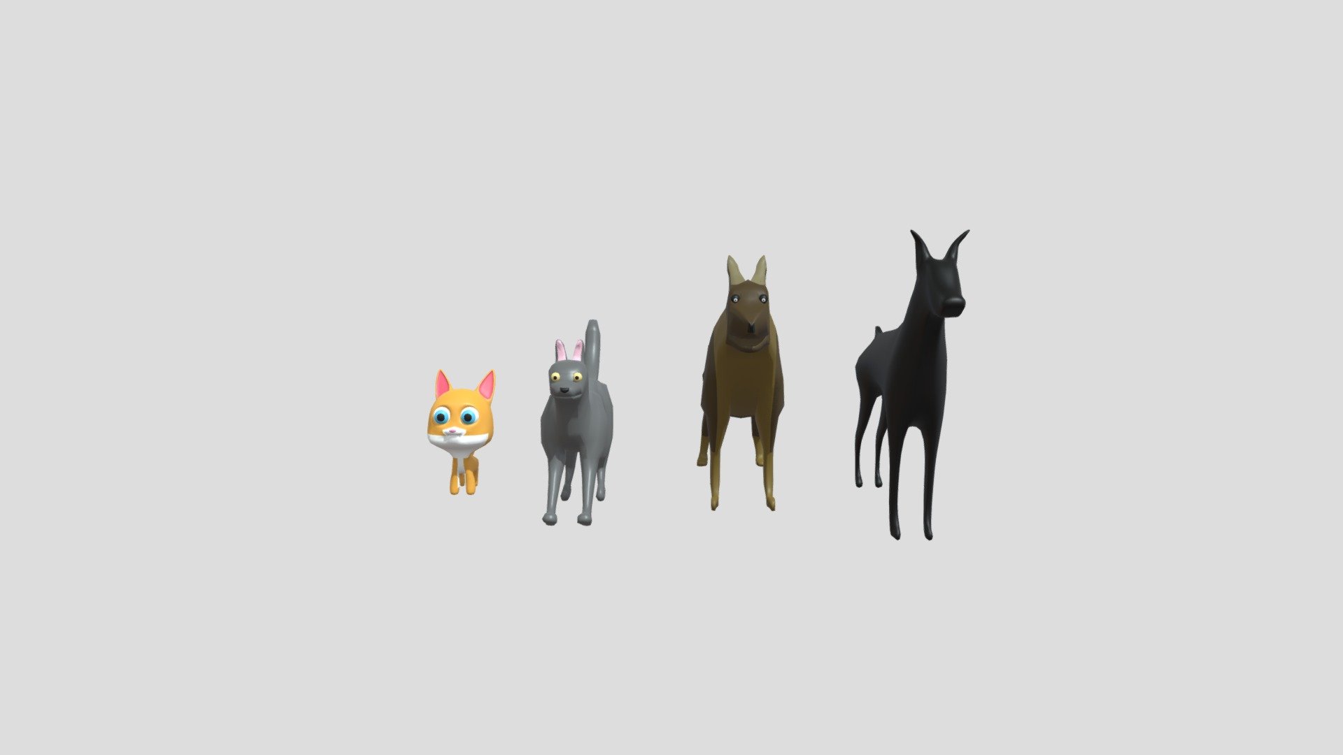 Animal Friends Of The Valleys - Download Free 3D model by Akinremi ...