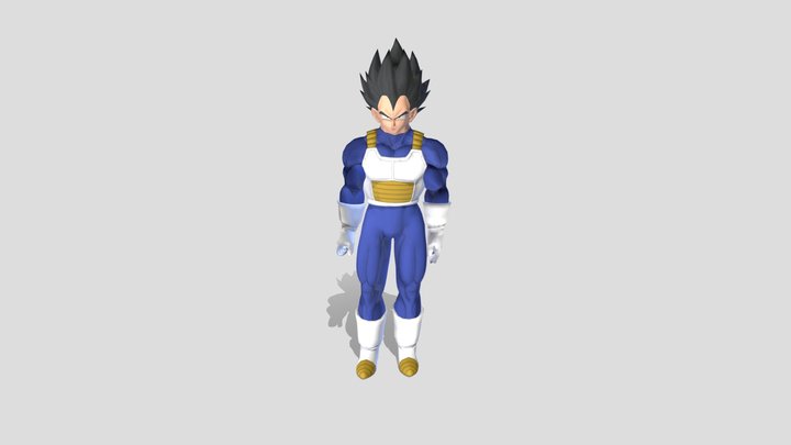 Busto Vegeta. esfera do dragão Modelo 3D $25 - .ma .fbx .obj .max - Free3D