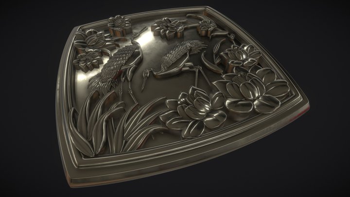 gold Frame 3D Model