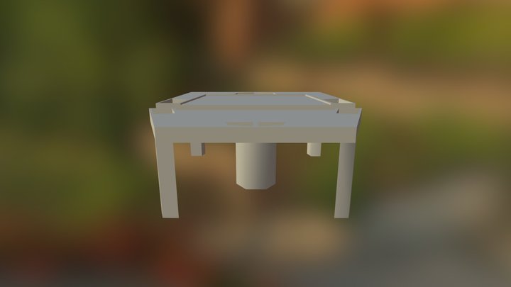 Table Open 3D Model