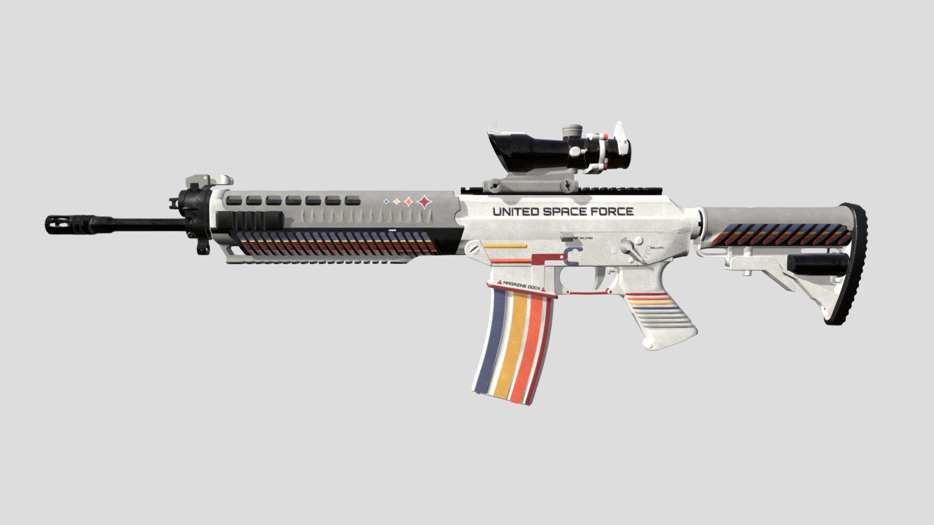 SG 553 (Space Cadet) 3D model by Large Barge (braydenthe) [68e1d29] Sketchfab