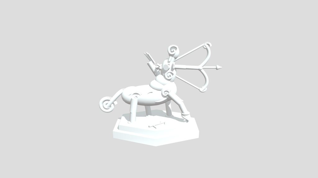 Centaur_archer_3d_print