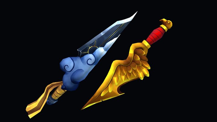 Sky Swords! 3D Model