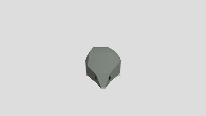 Low_Poly_Rat 3D Model