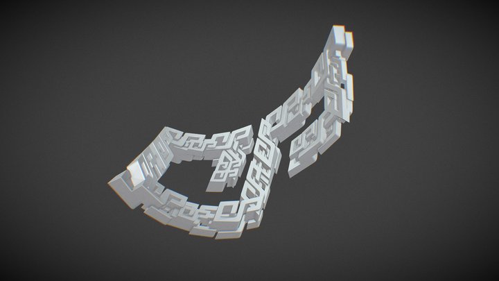 OP1 3d Print Logo 3D Model